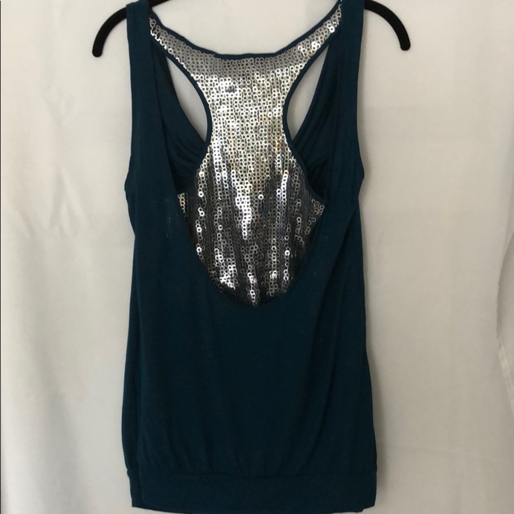 Express Sequined Racer Back - Picture 2 of 5